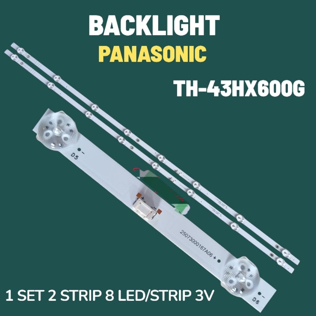 BACKLIGHT TV PANASONIC 43 INCH MODEL TH-43HX600G