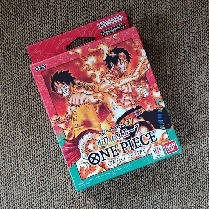 One Piece Card Game Starter Deck EX ST-30 Luffy Ace Red Green Japan