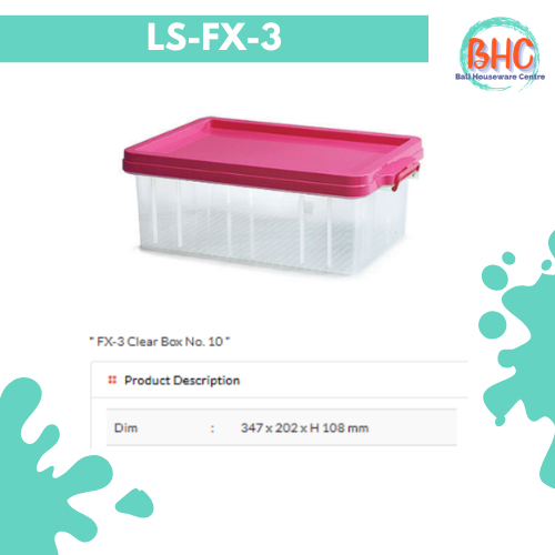 CONTAINER BOX MINI CLEAR