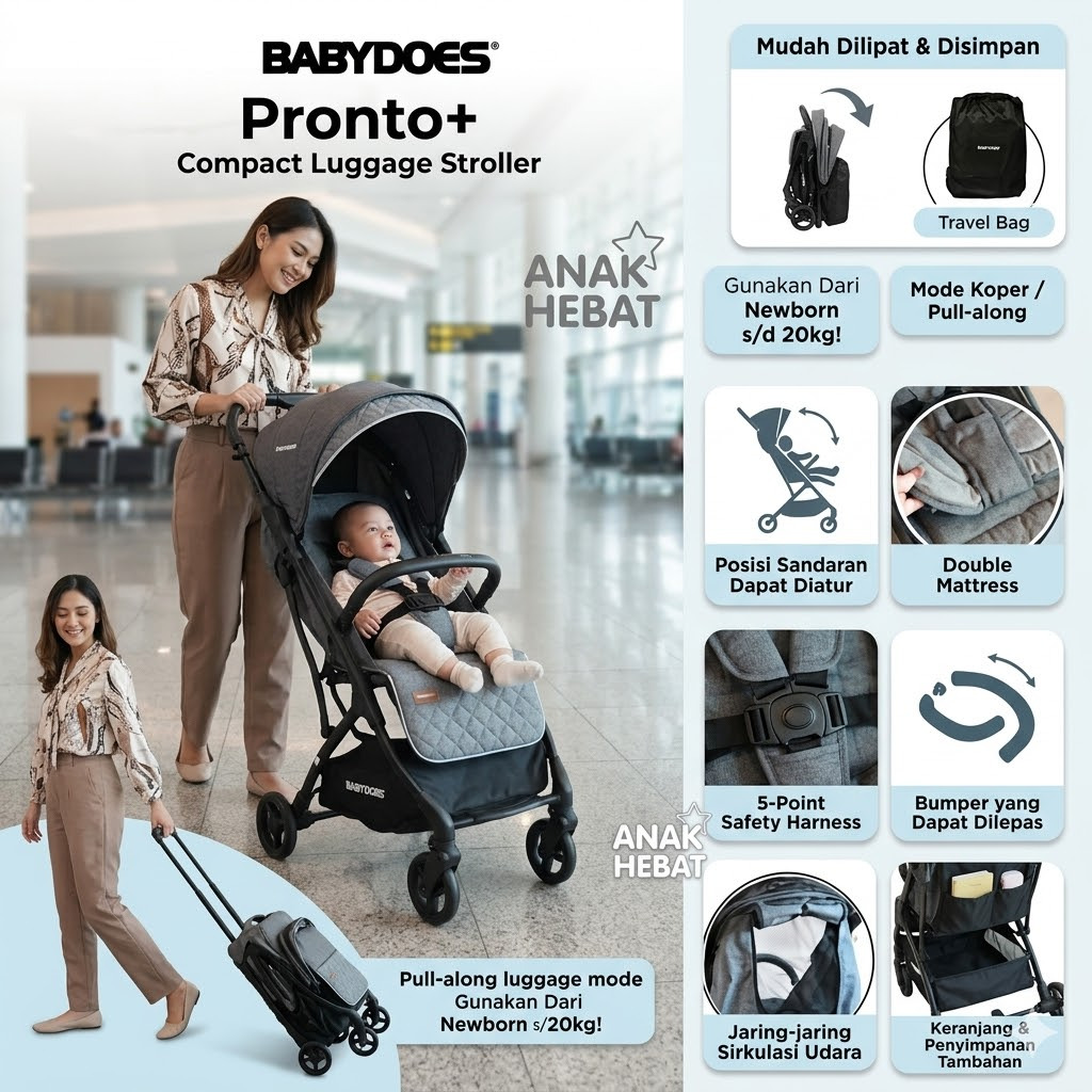 Stroller Cabin Size Babydoes Stroller Pronto+