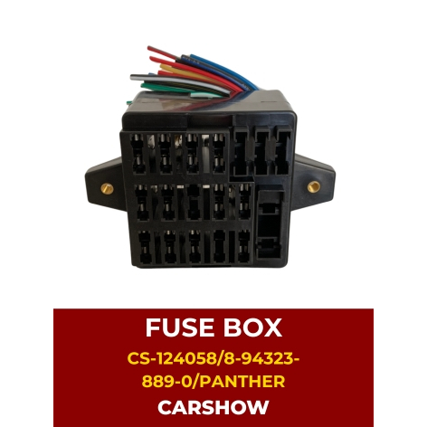 Fuse Box Carshow Number Parts CS-124058/8-94323-889-0 Untuk Mobil Panther