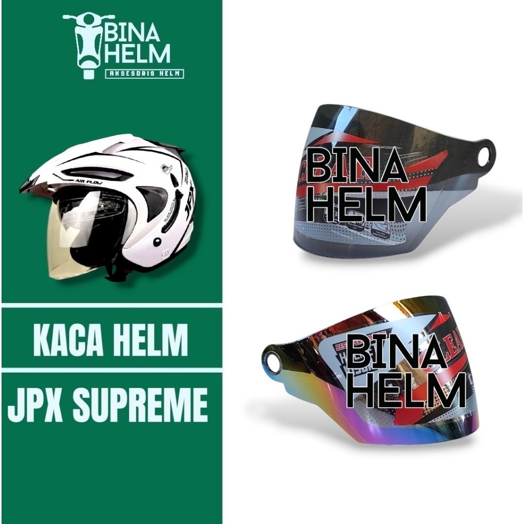 BINAHELM Kaca Helm JPX SUPREME Visor Helm Jpx Supreme