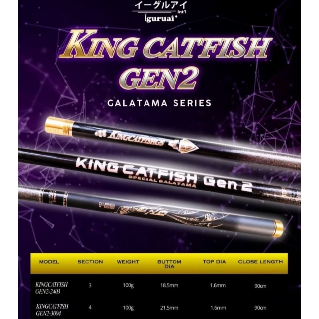 Joran Tegek Iguruai King Cat Fish gen 2  240, 300