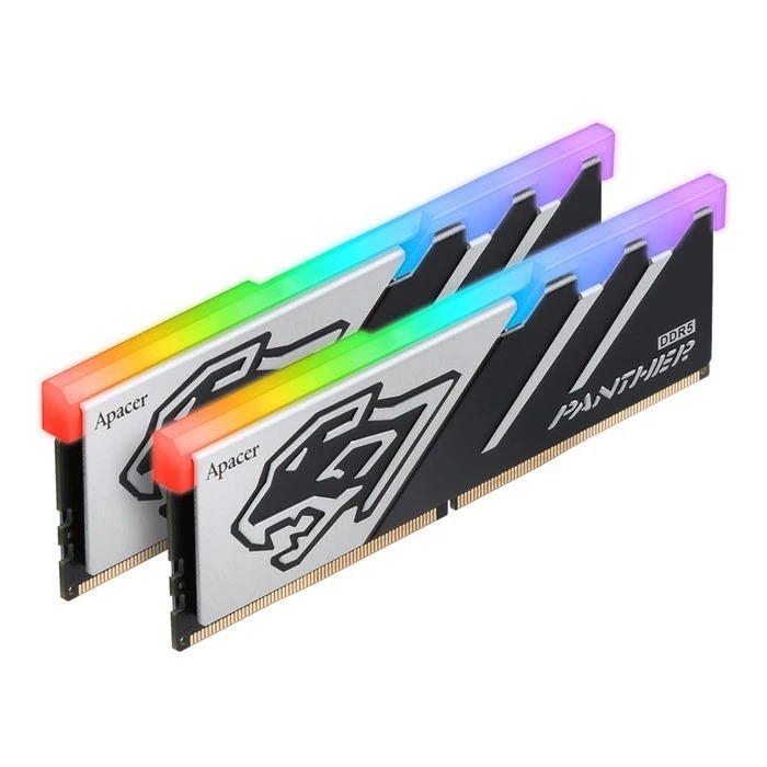 APACER RAM PANTHER LONGDIMM DDR5 32GB (16GBX2) 5600MHZ RGB BLACK - AH5U32G56C5229BAA2