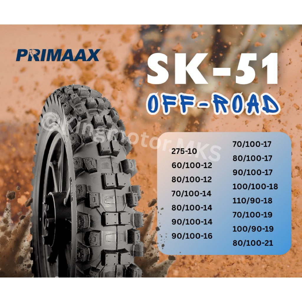 Ban Motor Trail PRIMAAX - SK51 Godzilla - OFFROAD