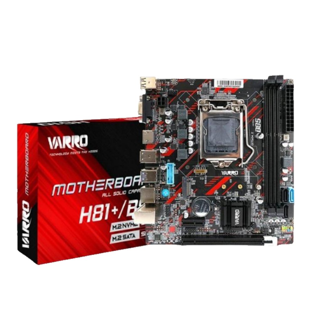 MOTHERBOARD VARRO H81 PLUS SOCKET 1155 DDR4 H81+ HDMI RESMI