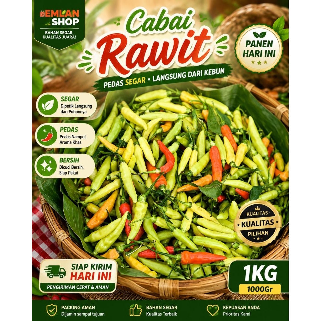 Cabai Rawit Per 1Kg