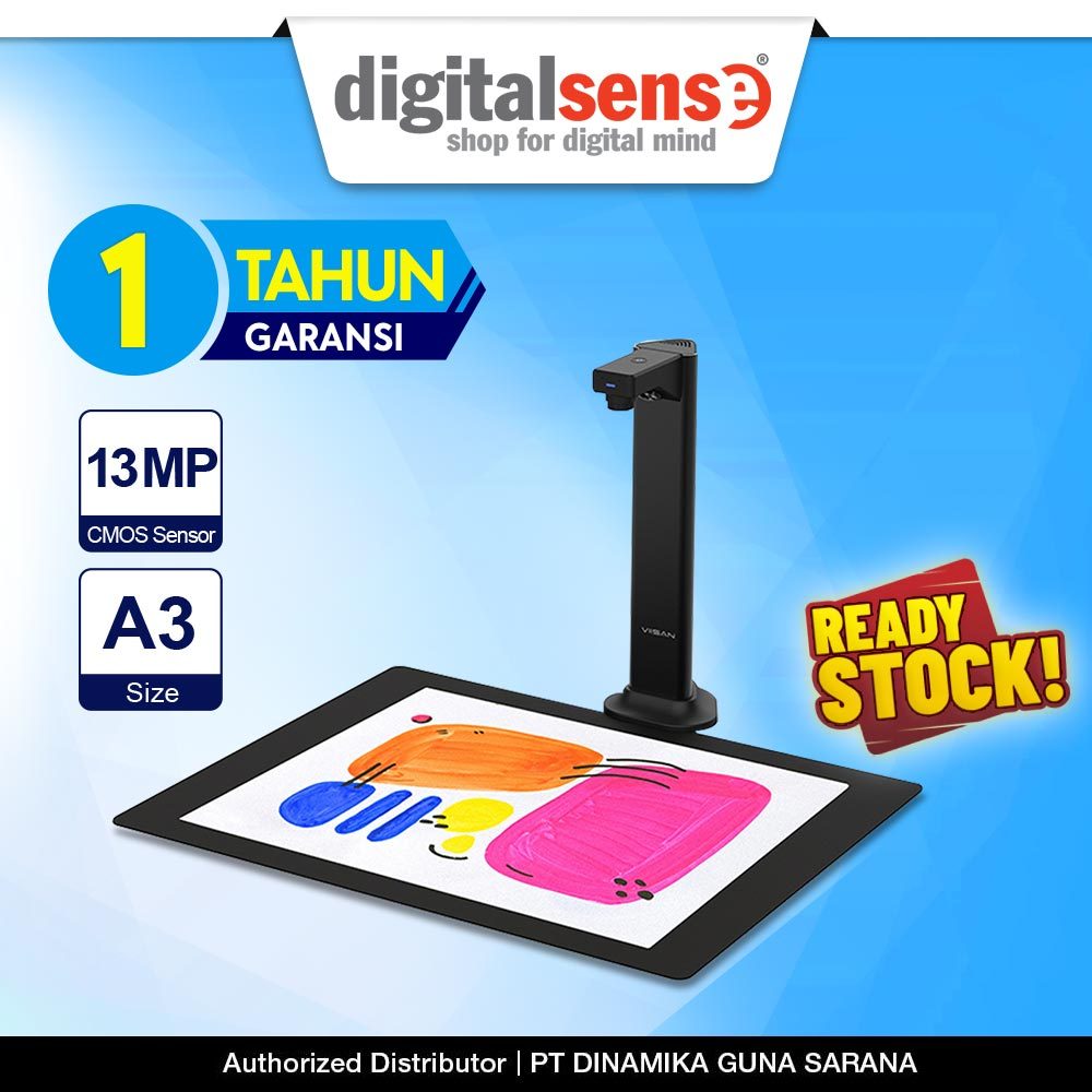 Viisan Scanner Dokumen Viisan DL8 - Ukuran A3/3 Megapixel CMOS Sensor