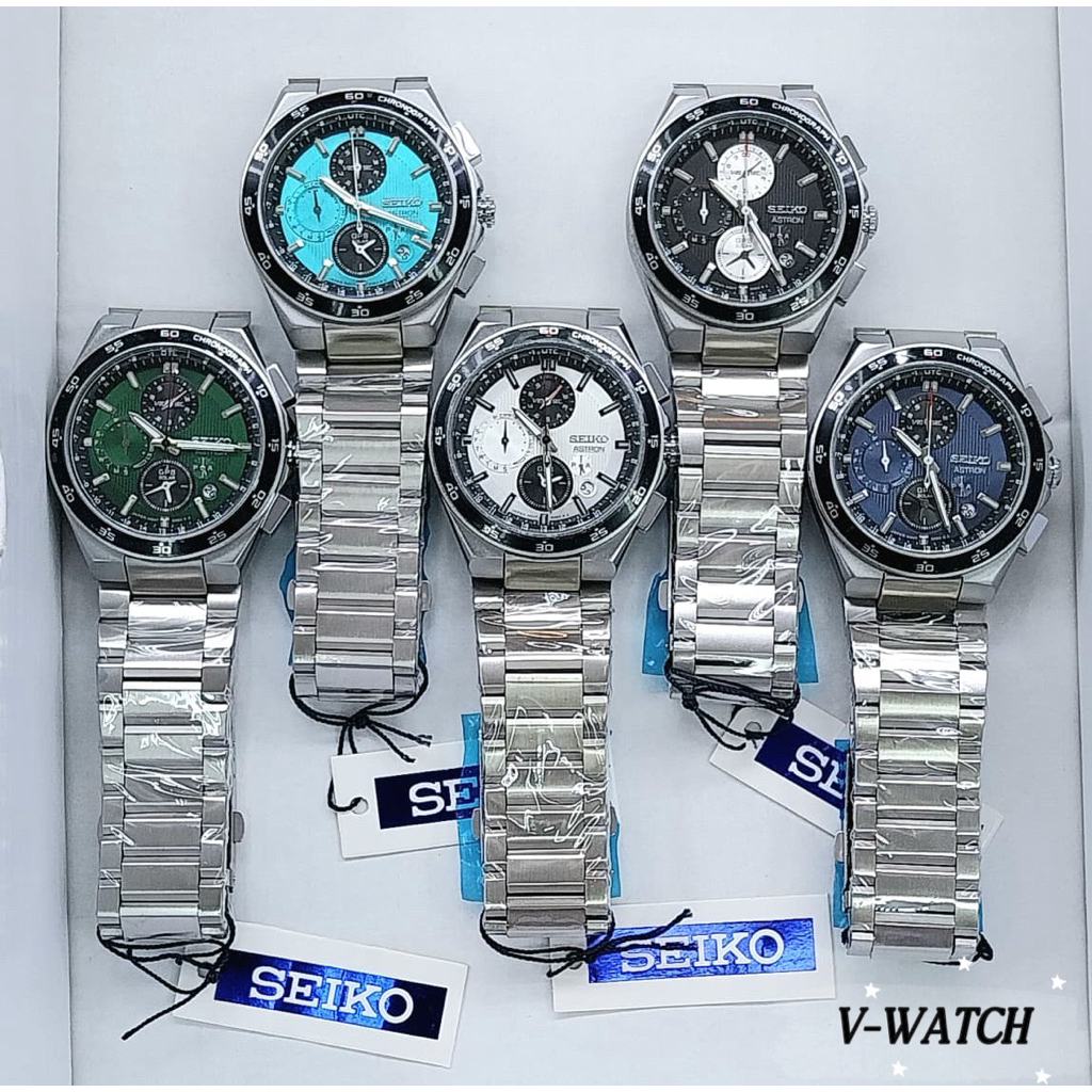 Ready Lagi  [Edisi Terbatas] Jam Tangan Pria Terlaris Seiko Astron Gps Solar Time Chronograph | Stra