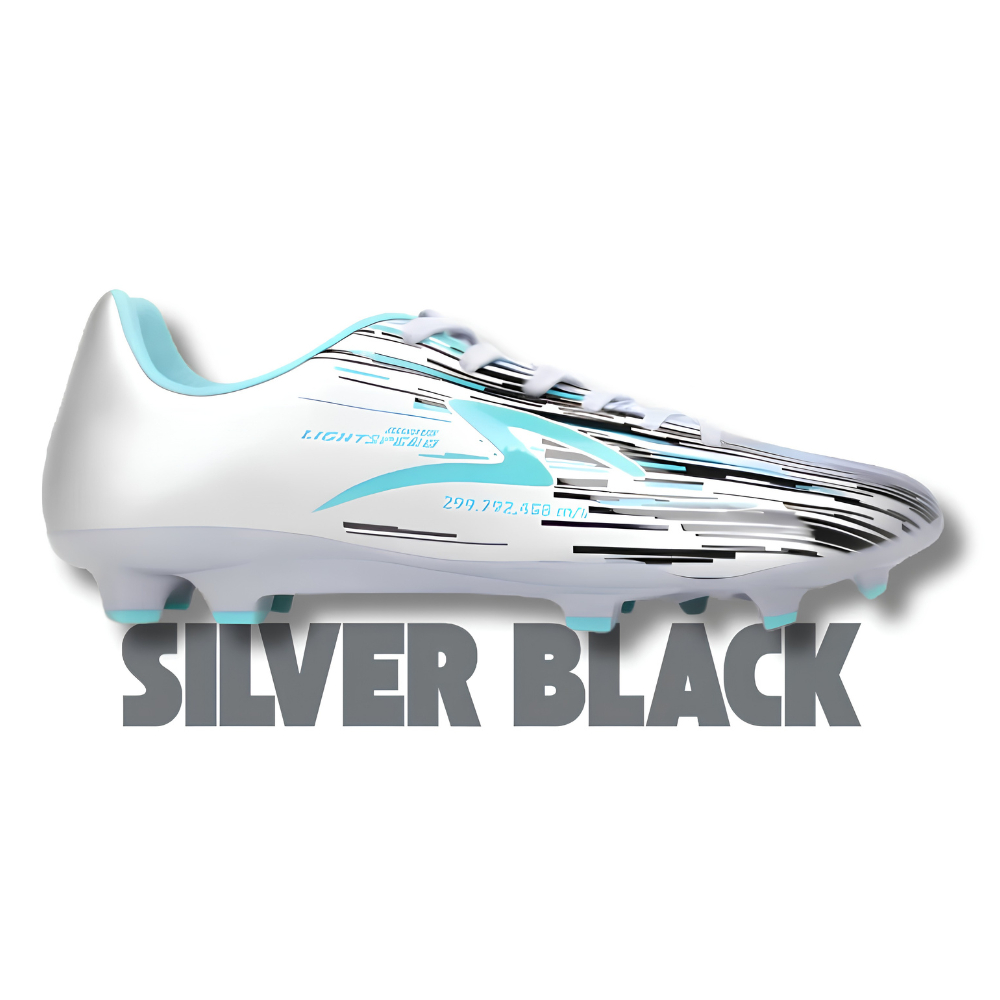SEPATU BOLA SPECS LIGHTSPEED REBORN SILVER FG