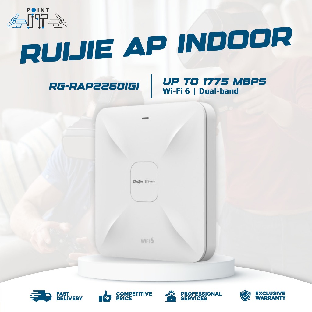 Ruijie | Reyee RG-RAP2260(G) Reyee Wi-Fi 6 AX1800 Ceiling Access Point