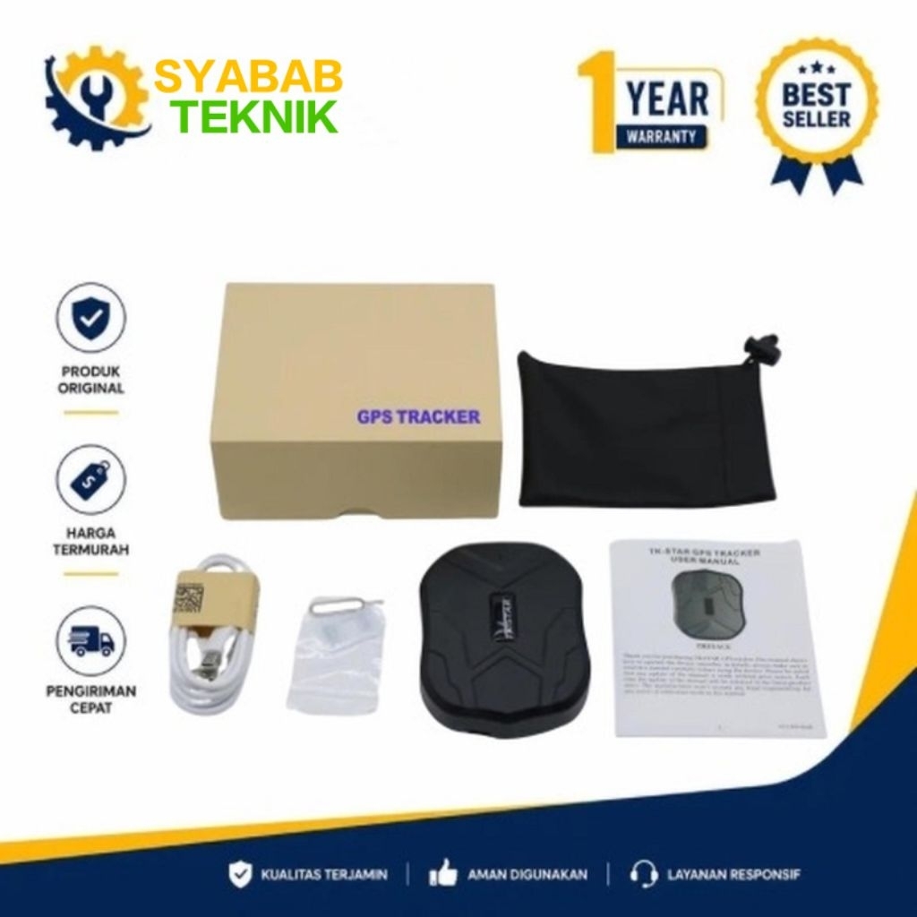 GPS Tracker Magnet TKSTAR TK905 Magnet Waterproof GPS Mobil - TK-905