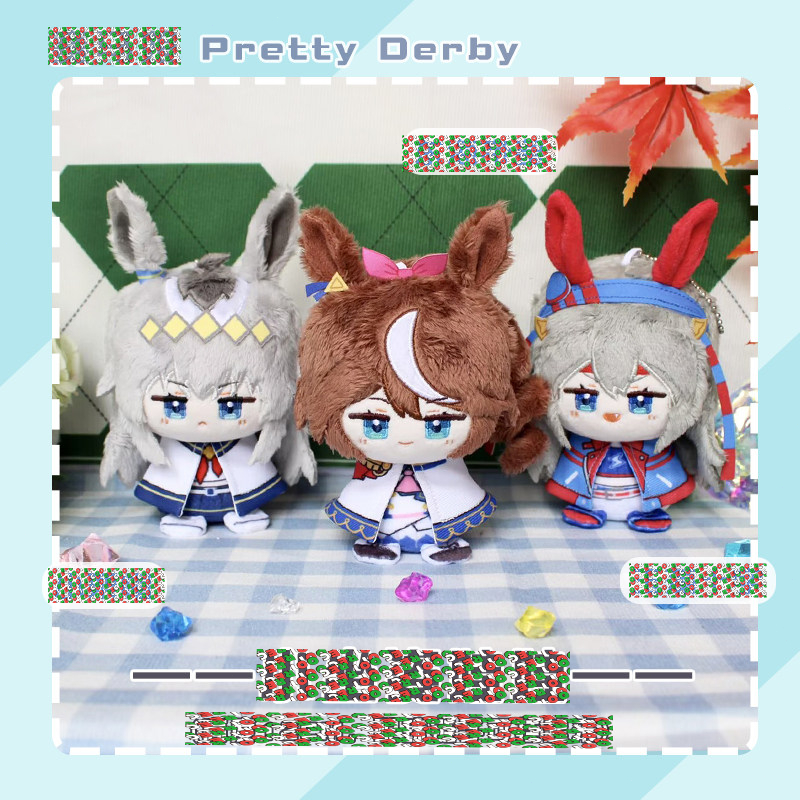 Boneka Oguri Cap Doll Tokai Teio Doll Tamamo Cross Doll Uma Musume Doll 88