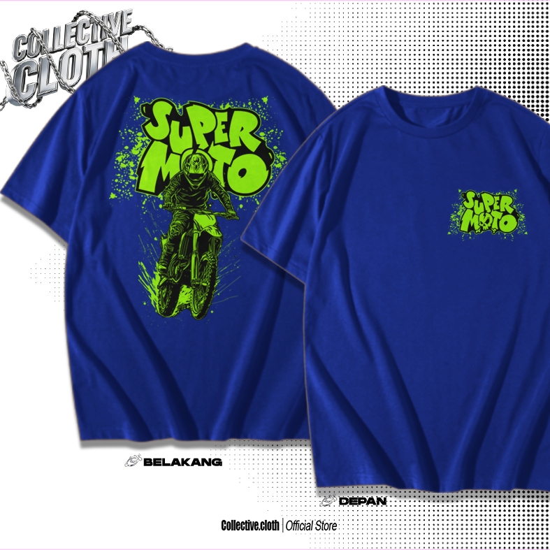 Collective.cloth KAOS SUPERMOTO KLX DT CRF KTM SUNMORI RIDER -KAOS " SUPERMOTO " CRF 150L " BAJU SUP