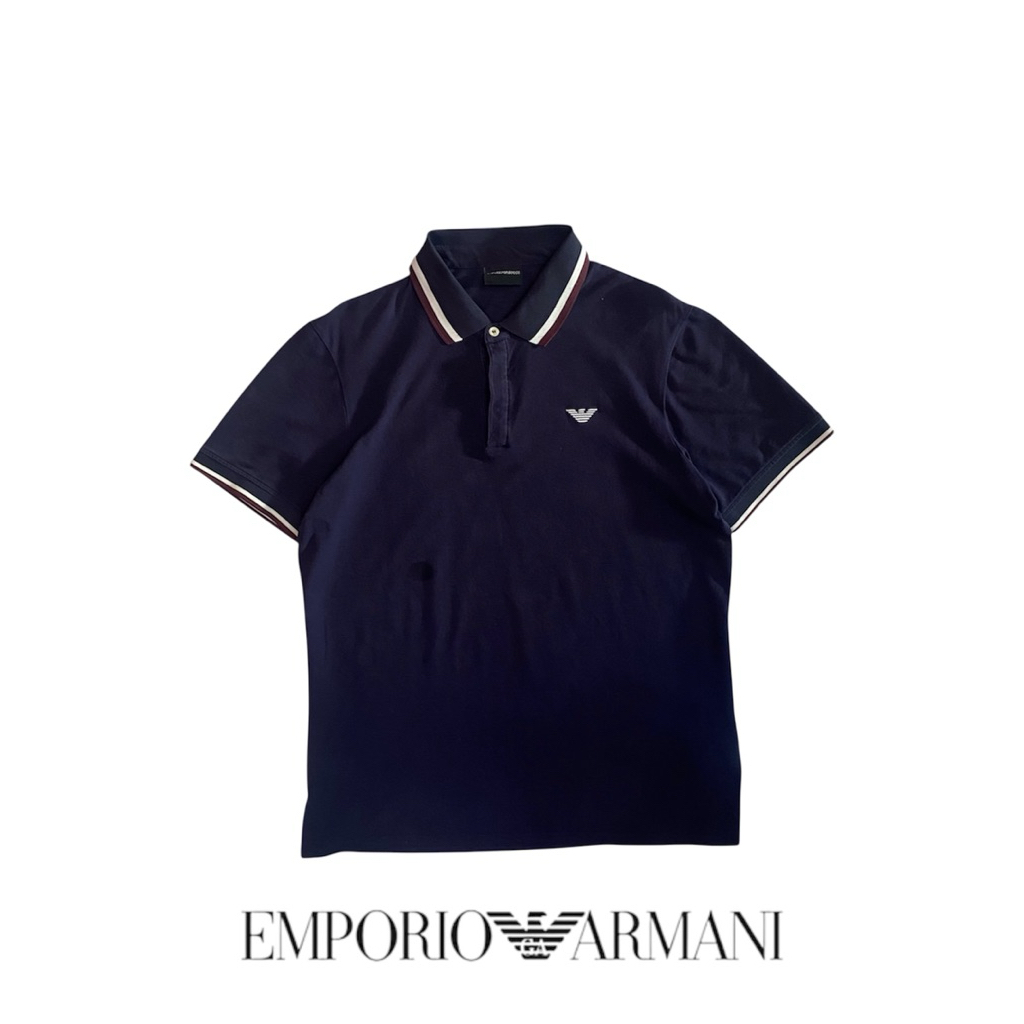 Kaos Kerah Pria Polo Shirt Emp*rio Arman* Original Authentic