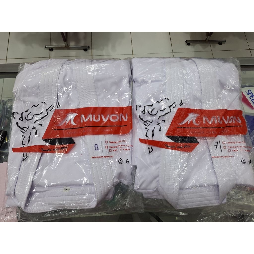BAJU KARATE MUVON / BAJU BELA DIRI KARATE MUVON / BAJU KARATE ANAK