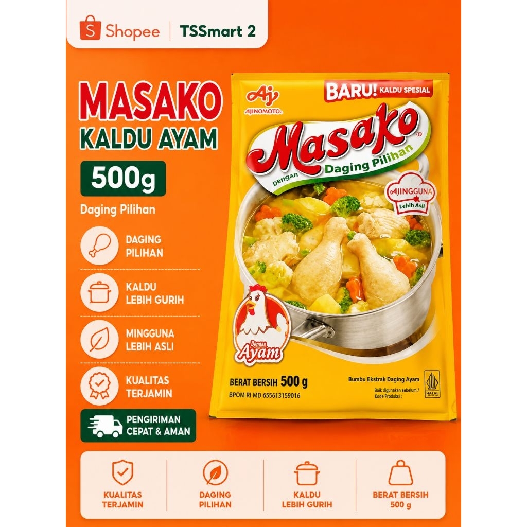 Masako kaldu ayam 500gr