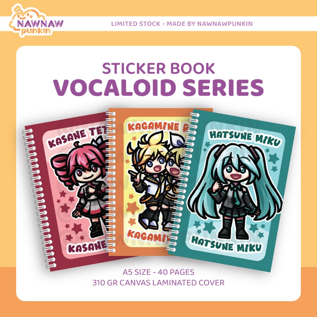 [Vocaloid Fanmerch] Vocaloid Series Sticker Book