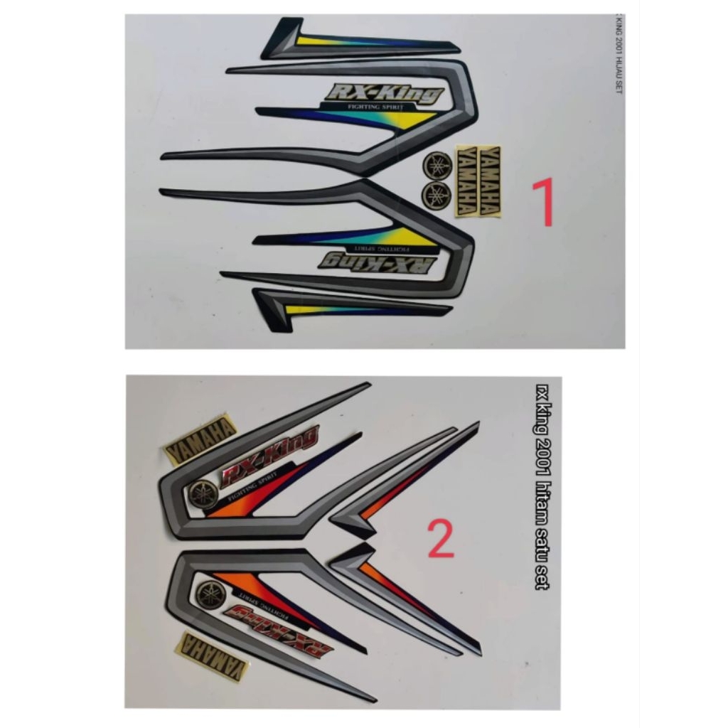 Striping Rx King 2001 seat emblem