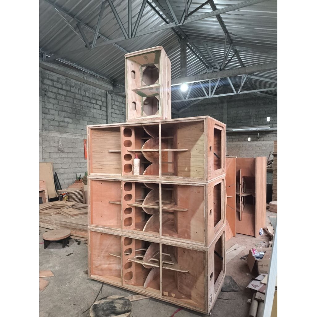 BOX CLA 18inch Dobel bahan Full meranti A1