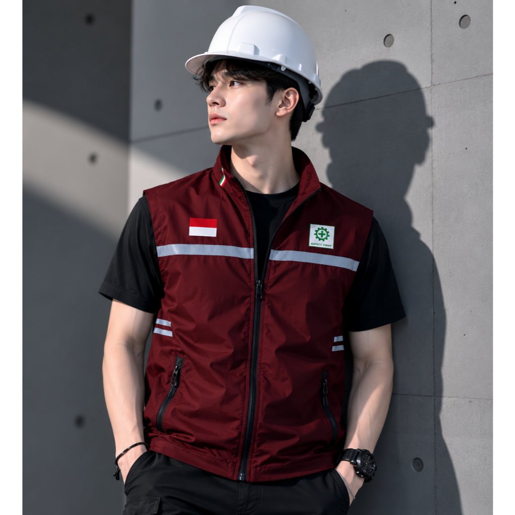 TERMURAH  Rompi K3 Safety First, Rompi K3 Safety First Terkeren, Rompi Safety First Bisa Kustom, Rom