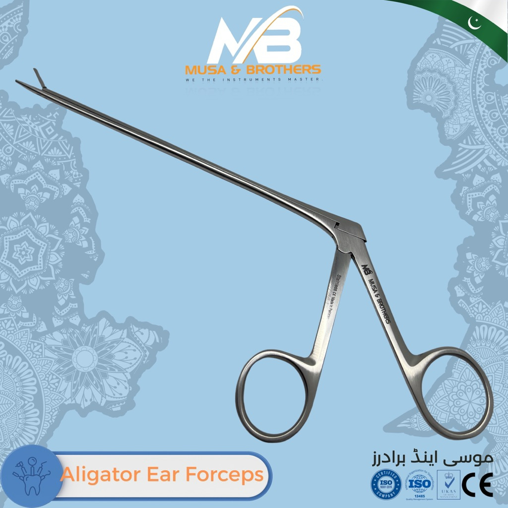 Hartmann Alligator Forceps Stainless Steel | Alligator Ear Forceps | Klem Forceps ENT Alat Medis