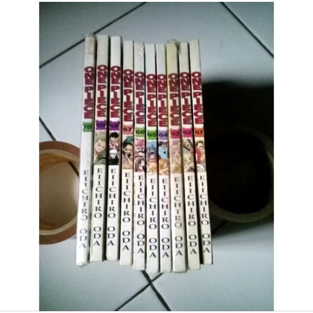 Komik One Piece vol 61-70 Fullset Original Second