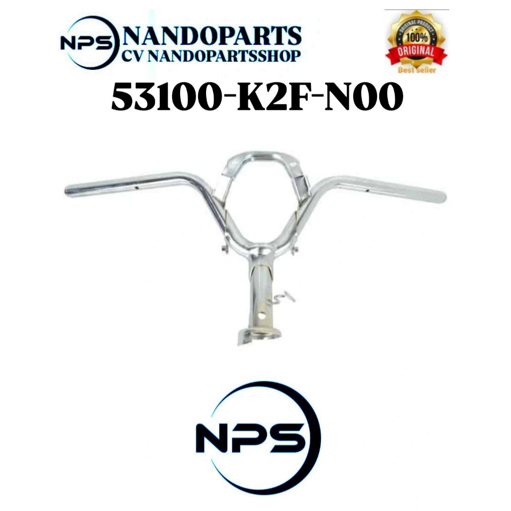 Pipe Comp Handle Stang Stir Honda Scoopy K2F 2020-2024 Original AHM (53100K2FN00)