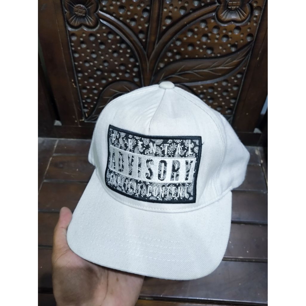 Topi Snapback Hip Hop Bandana Parental Advisory
