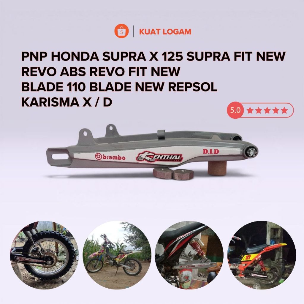 Swing Arm GTX KTM Arem Ktm lengan ayun motor pnp Bebek Trail Honda Supra X 125 Karisma Blade Revo