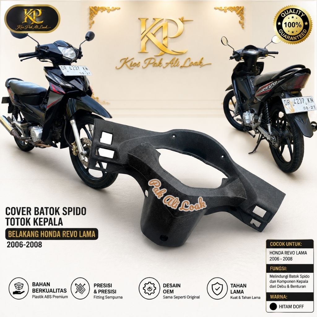 cover totok spido batok kepala belakang Honda Revo karbu lama 2006-2008