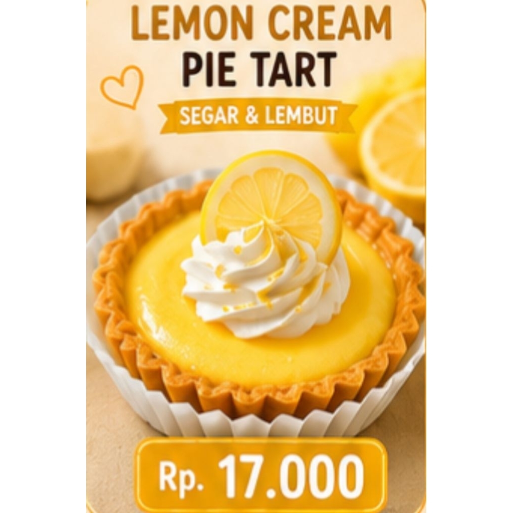 Lemon Cream Pie Tart uk8cm