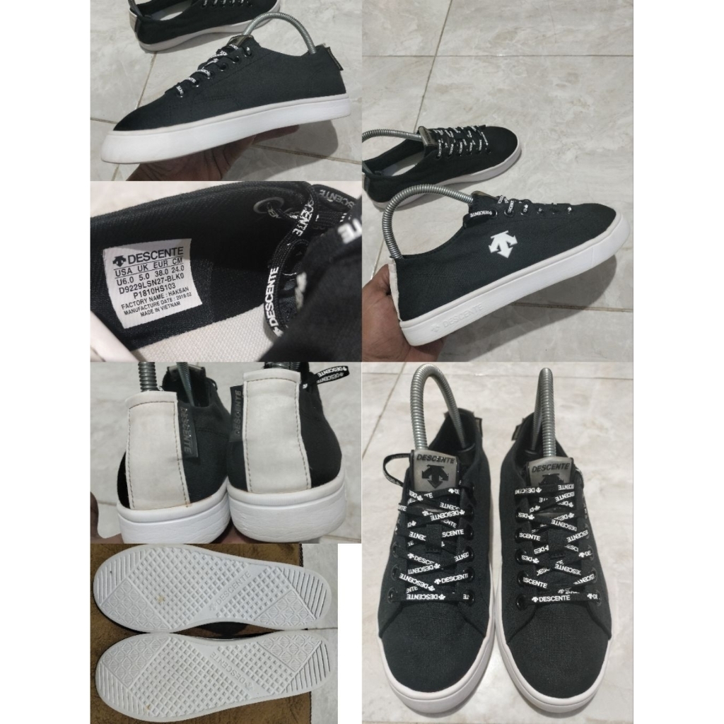 Sepatu Preloved Second Original Sneakers Descente Size 38