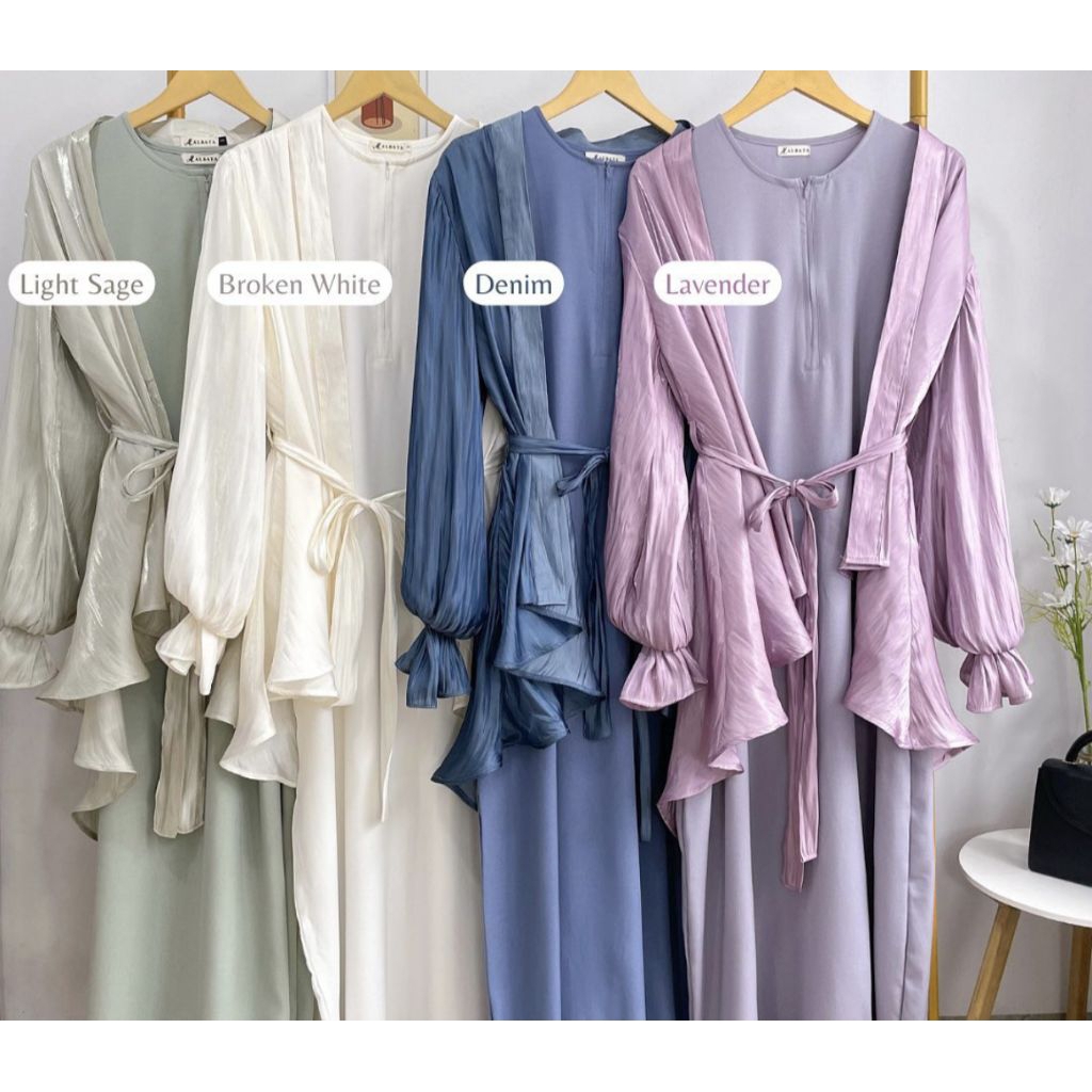 Dress gamis outer by Albata Hijab (NEW)