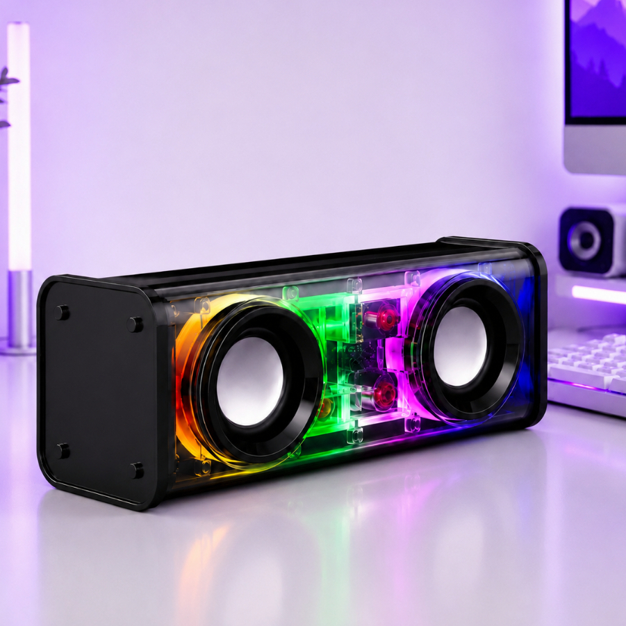 ARMOUR DUAL SPEAKER BLUETOOTH AKTIF MUSIC BOX MP3 PLAYER BLUETOOTH V8 SUPER BASS 13W Sound Control R