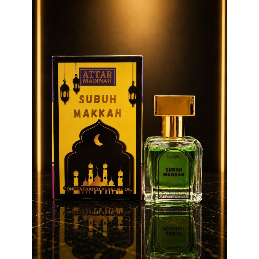 Attar Madinah Subuh Makkah 20ml Original - Parfum Arab Premium Non Alkohol
