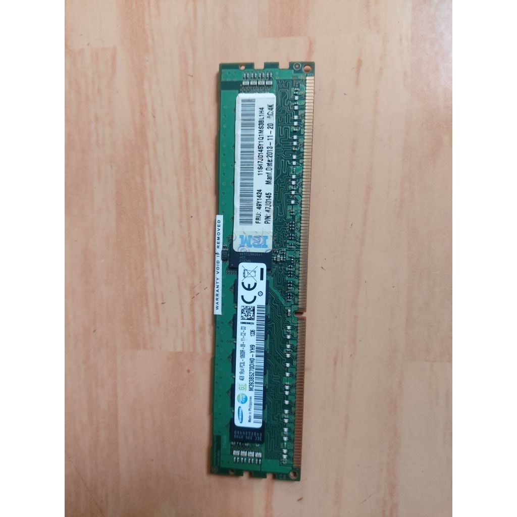 RAM Server IBM/Samsung 4GB DDR3