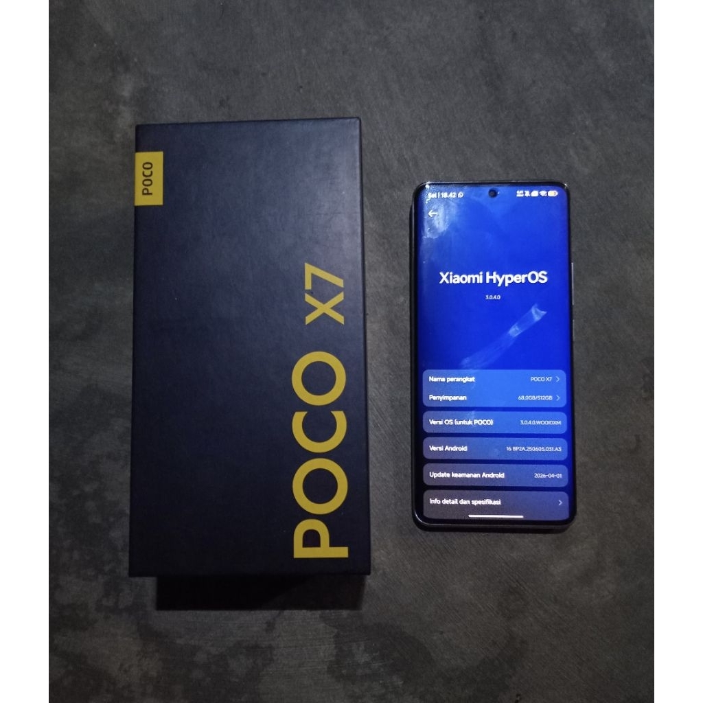 Poco X7 5G Bekas Mulus