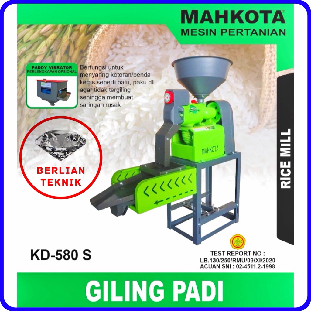 Gilingan Padi Serbaguna Mahkota KD 580 S