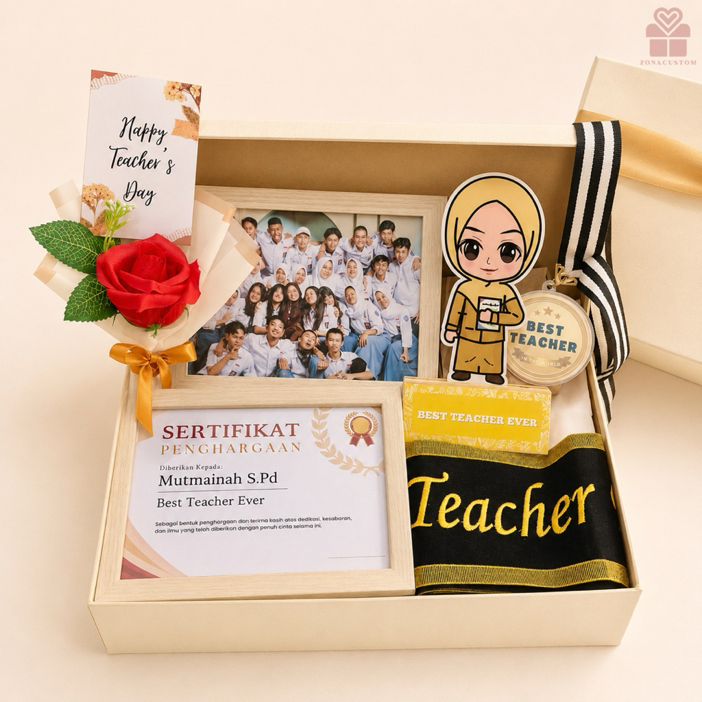 Hampers Hari Guru - Hampers Teachers Day - Hadiah - Kado Hari Guru Nasional - Kado Wali Kelas - Meda