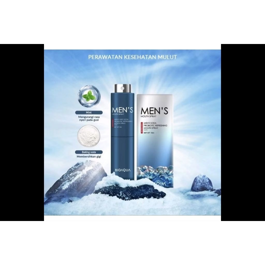 semprotan mulut , pewangi mulut , penghilang bau mulut mouth spray bioaqua