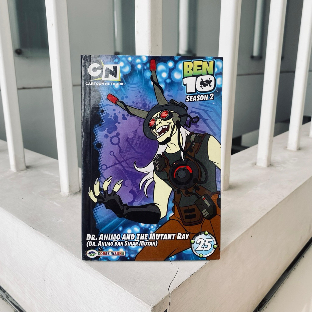 Komik Ben 10 Season 2 "dr. Animo and The Mutant Ray Volume 25" - preloved