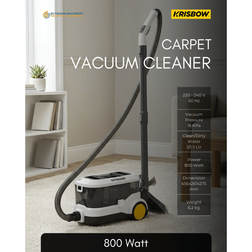 Krisbow 16000 Pa 800 Watt 220 Volt 3 Liter Portable - Vacuum Cleaner