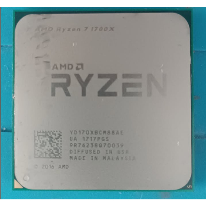 Prosesor AMD Ryzen 7 1700X AM4 + Tray [Second]