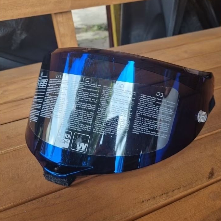 VISOR HELM AGV PISTA RACE 3 IRIDIUM BLUE ORIGINAL