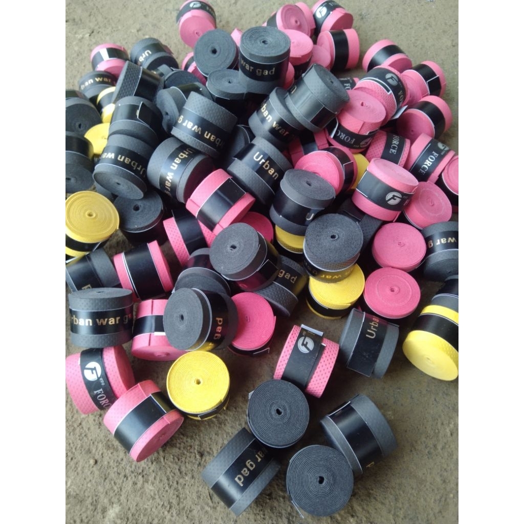 Grip Badminton/Joran Pancing,Bulu Tangkis Motif bintik