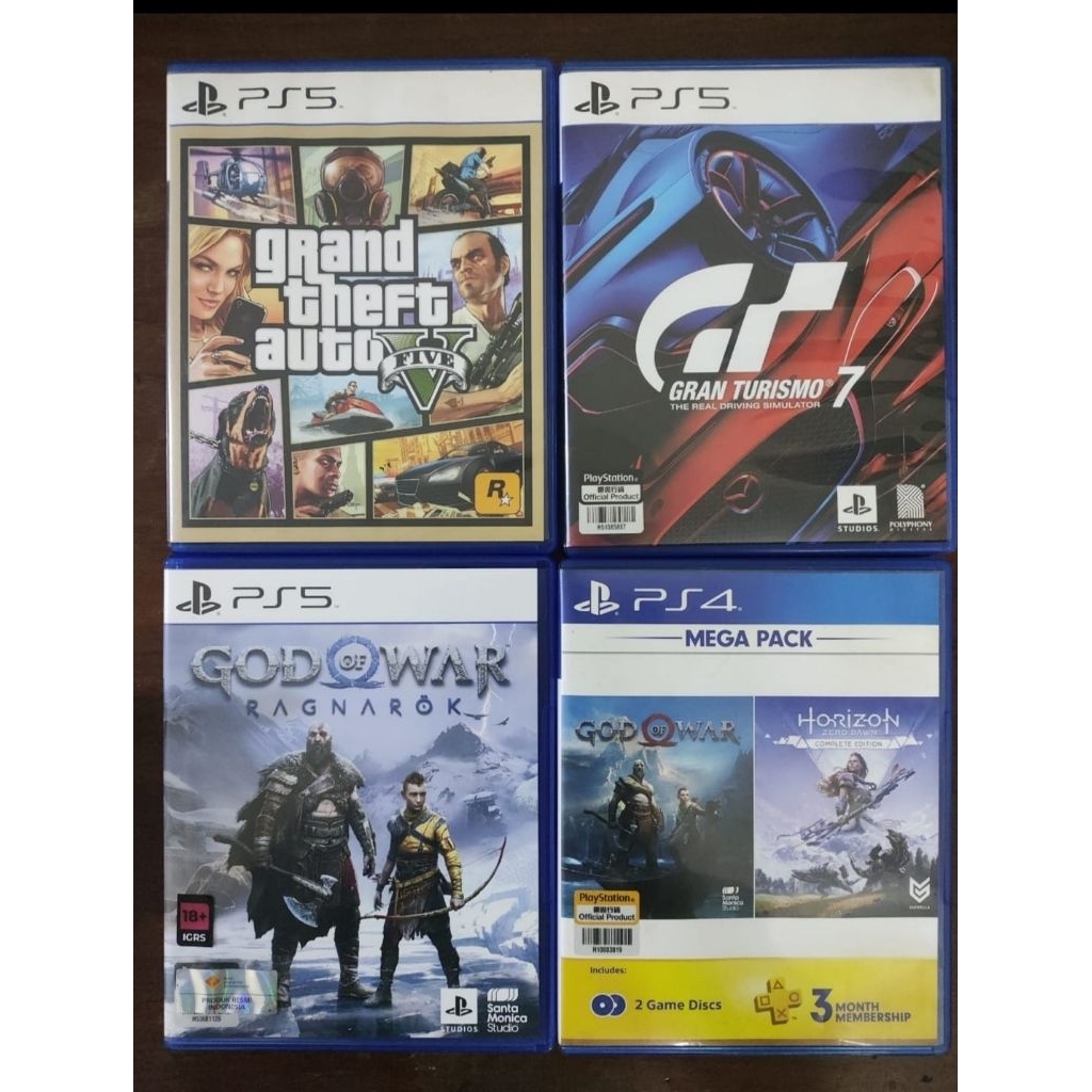 Kaset PS5 BD Second Paket 4 Games