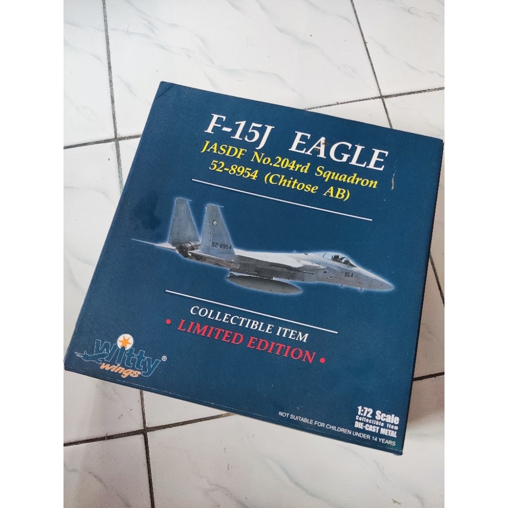 Diecast Pesawat Witty Wings F-15 Eagle JASDF Chitose Air Base 1/72