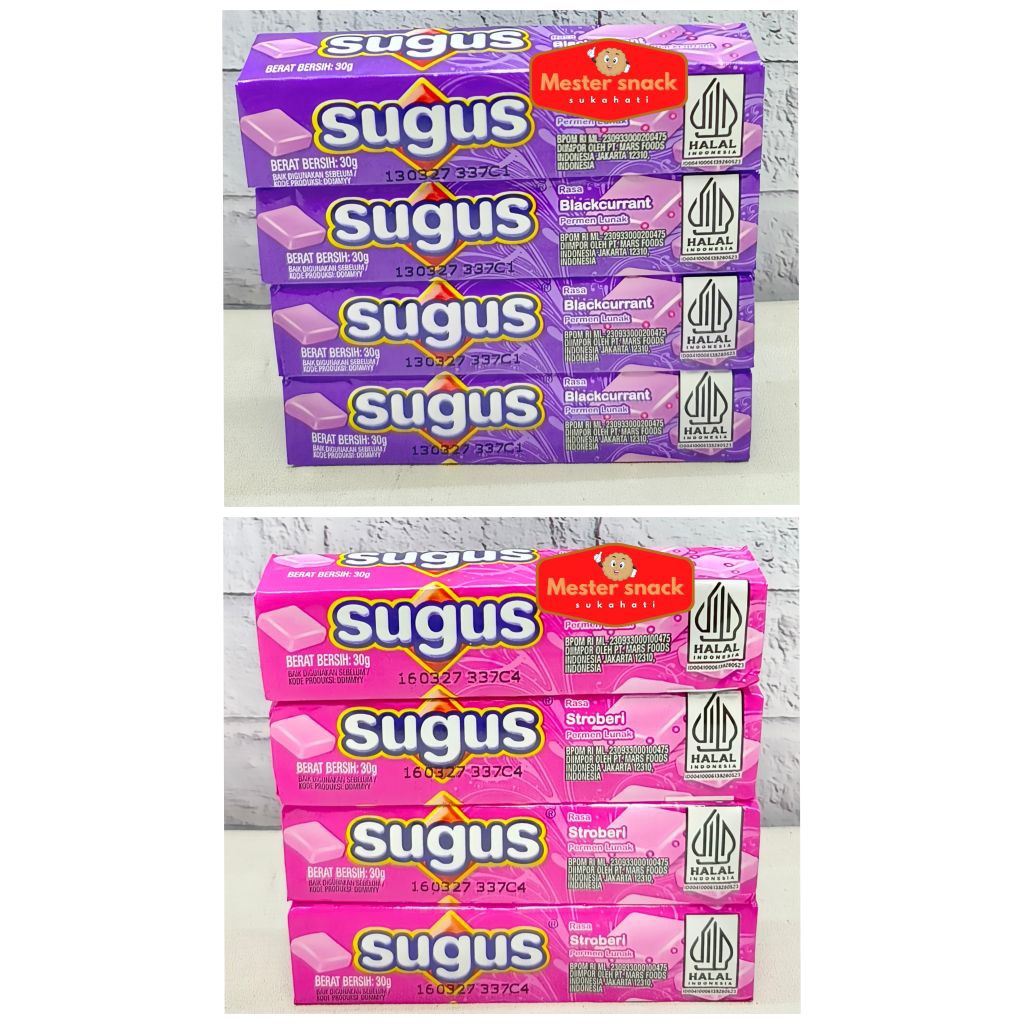Sugus Stick 4 pcs | Sugus Stick | Permen Sugus
