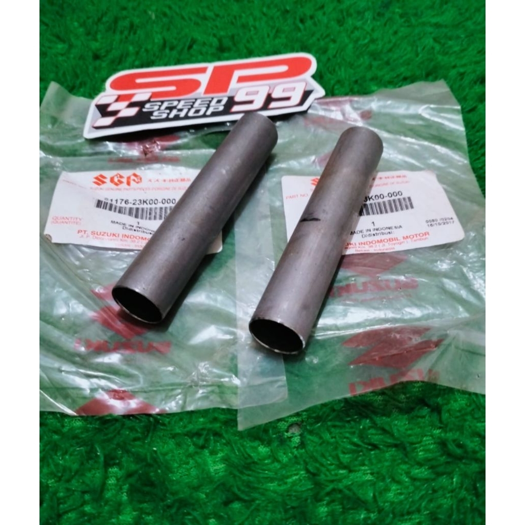 SPACER SPRING/SPACER SULING PER SHOCK SOK DEPAN  SEPASANG KIRI KANAN SUZUKI GSX 150 BANDIT ASLI ORIG